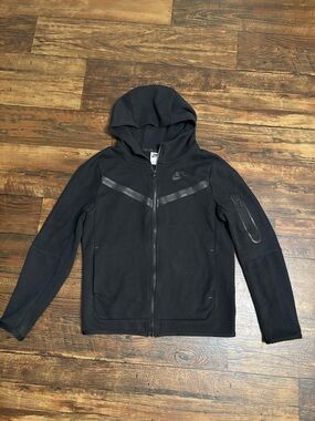 Nike Black Boy’s Performance Hooded Zip Jacket